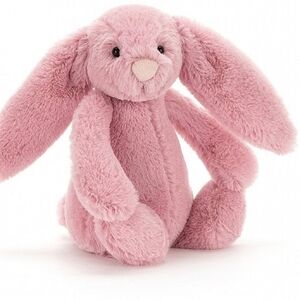 Jelly Cat Bashful Tulip Small Pink Bunny 8” Retired Beanie Jellycat